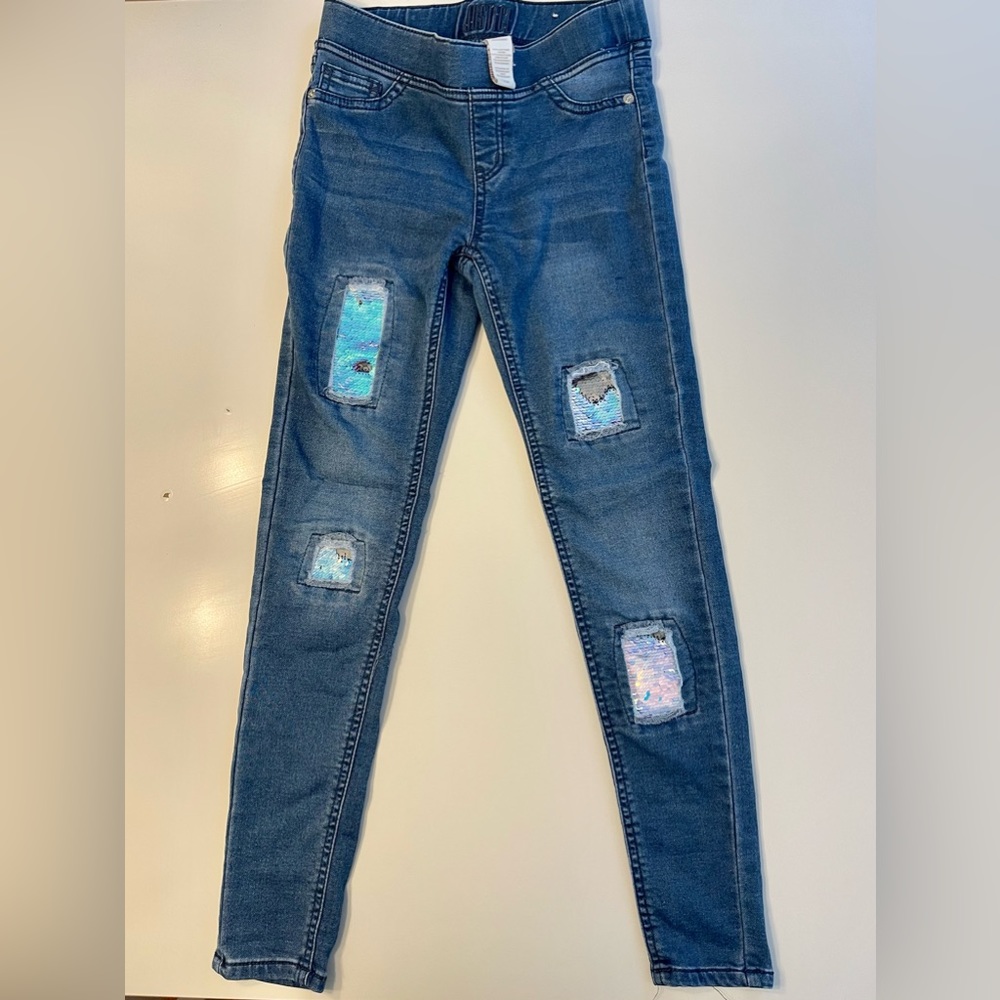 Justice slim fit mid rise leggings